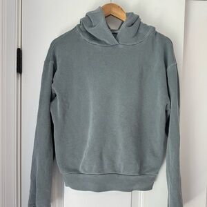 PerfectWhiteTee Heart sweatshirt in Steel, size S